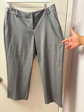 J. Jill Gray Cropped Dress Pants NWT Size 12P